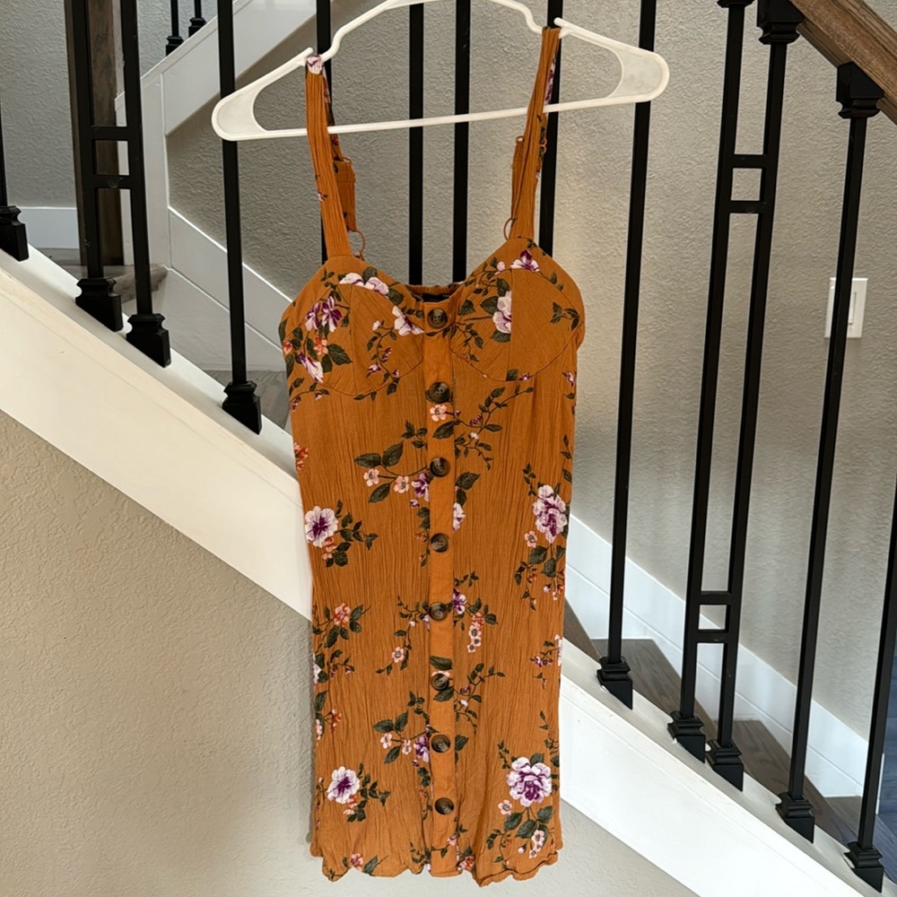 Yellow American Eagle Mini Dress